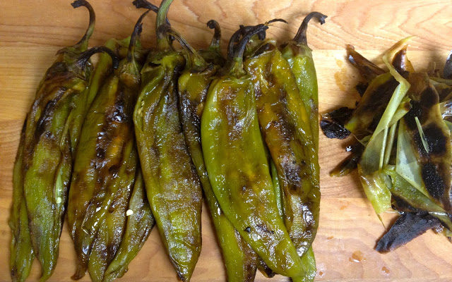 Oven-Roasted Green Chilies