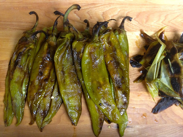 Oven-Roasted Green Chilies