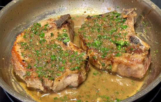 How to Cook Thick-Cut Pork Chops with Pan Sauce
