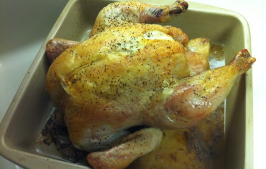 The Easiest Salt and Pepper Roasted Chicken