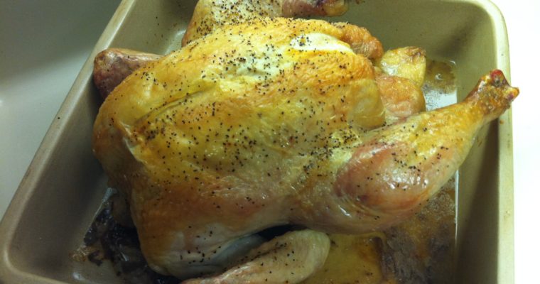 The Easiest Salt and Pepper Roasted Chicken