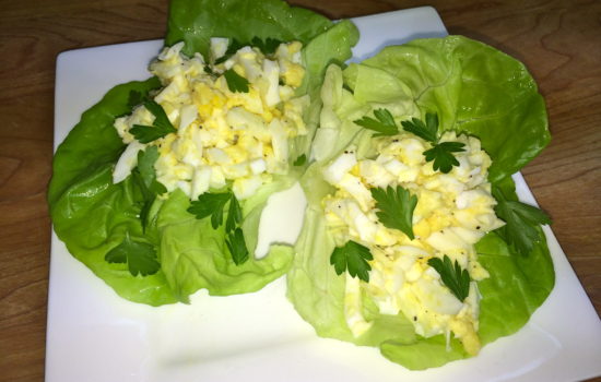 Egg Salad Lettuce Wraps