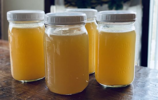 Homemade Chicken Stock (Stove Top, Pressure Cooker, and Slow Cooker Methods)
