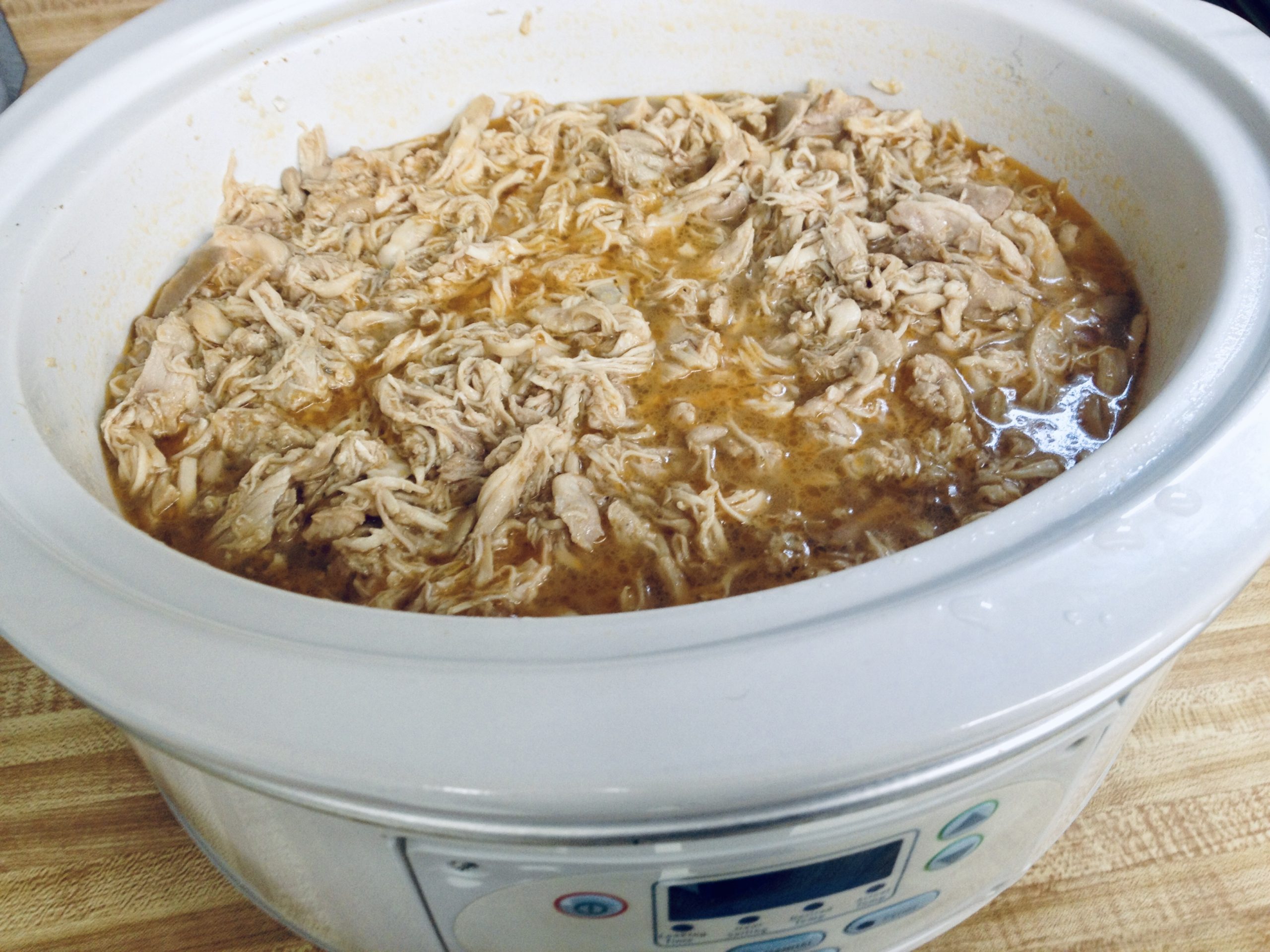 Mexican Shredded Chicken in a Crock Pot