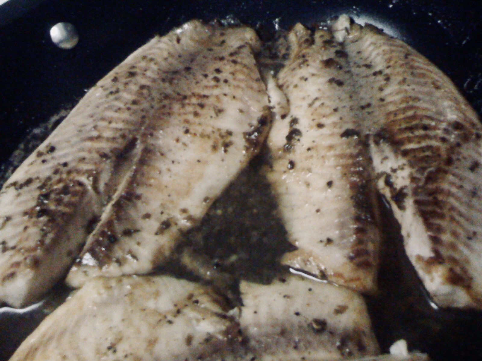 Pan-Seared Talapia with Clarified-Butter Lemon Sauce