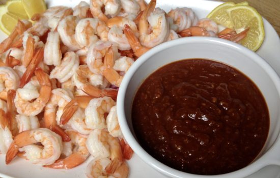 Shrimp Cocktail with Homemade Sauce
