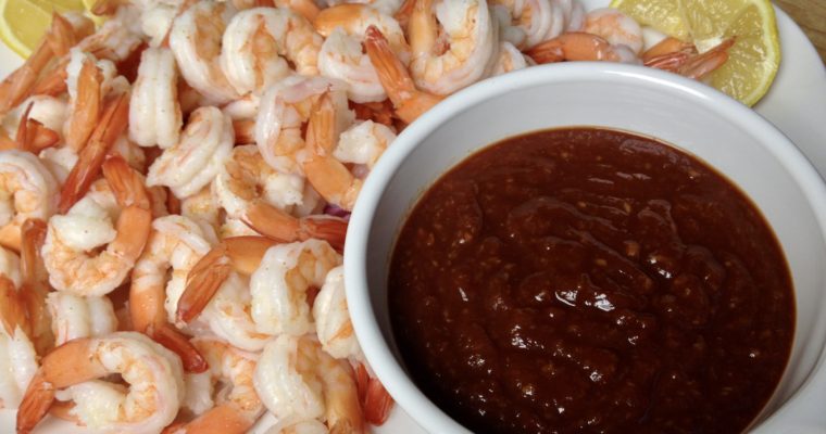 Shrimp Cocktail with Homemade Sauce