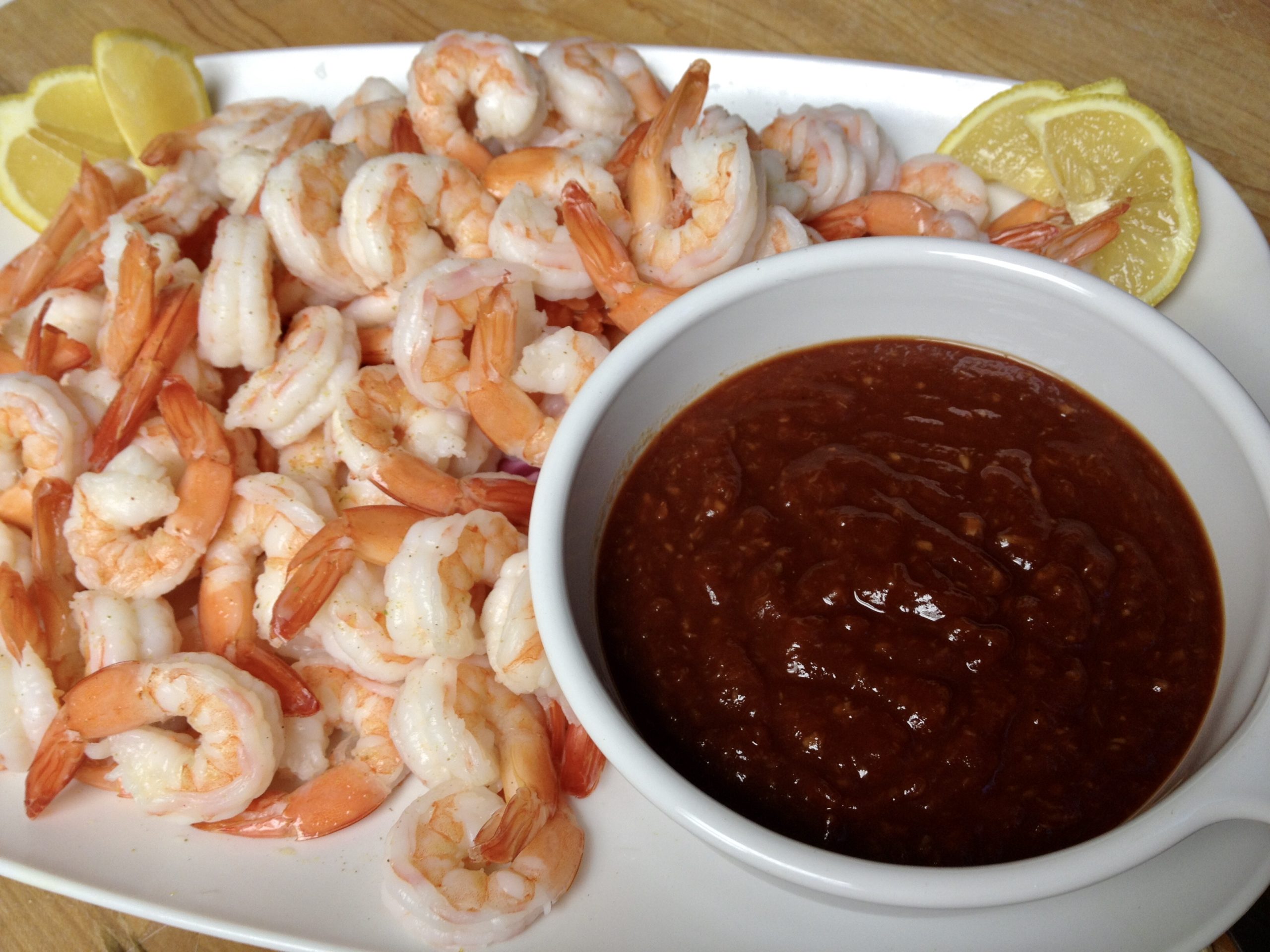 Shrimp Cocktail with Homemade Sauce