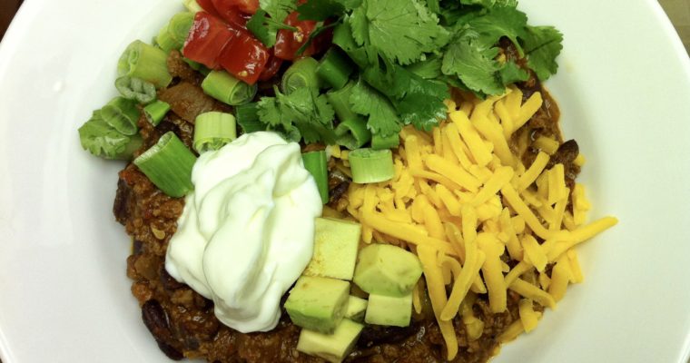 Chili and Fixings