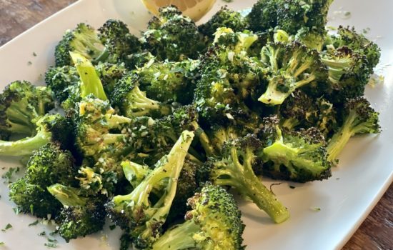 Roasted Broccoli with Lemon-Garlic Gremolata