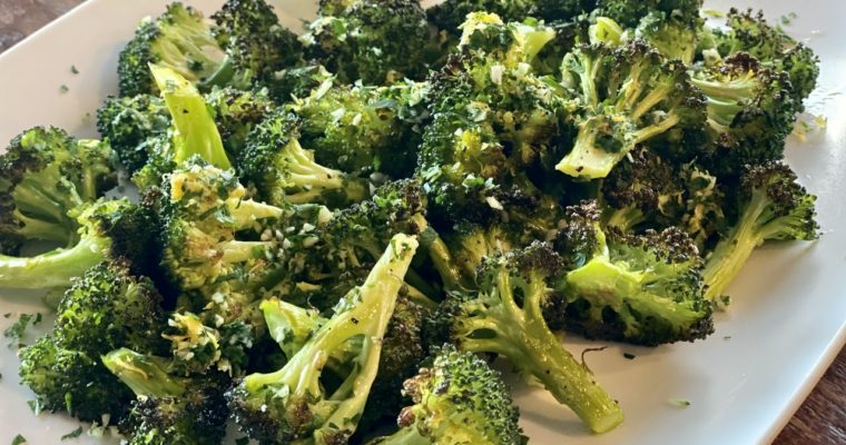 Roasted Broccoli with Lemon-Garlic Gremolata