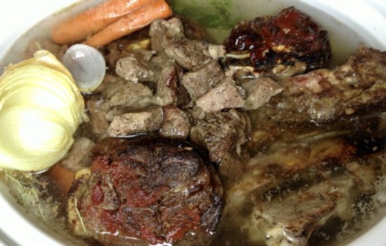 Homemade Beef Stock (Crock Pot or Stove Top)