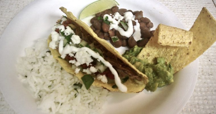 Tex-Mex Feast for a Crowd (Carnitas, Beans, Rice, and Fixings)