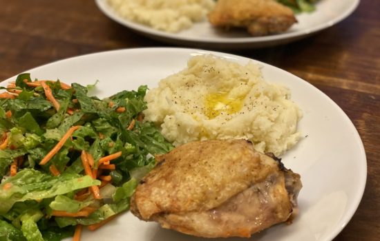 Super Crispy-Baked Chicken Thighs