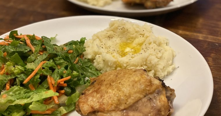 Super Crispy-Baked Chicken Thighs