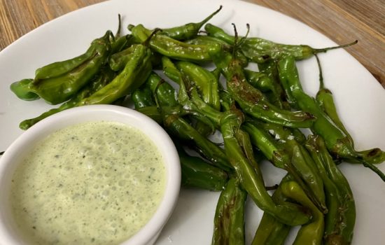 Blistered Shishito Peppers