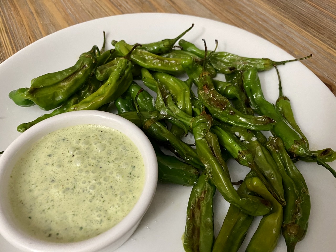 Blistered Shishito Peppers