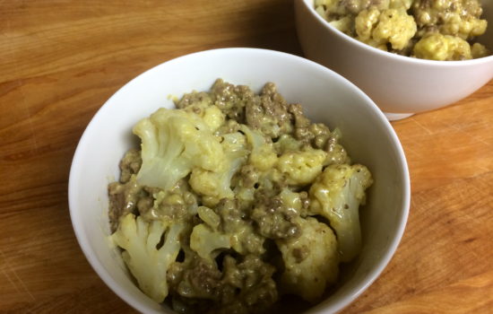 Cheeseburger Cauliflower Helper (Low-Carb Comfort Food)