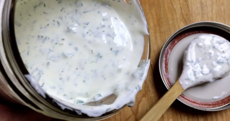 Homemade Ranch Dressing (and Dip)