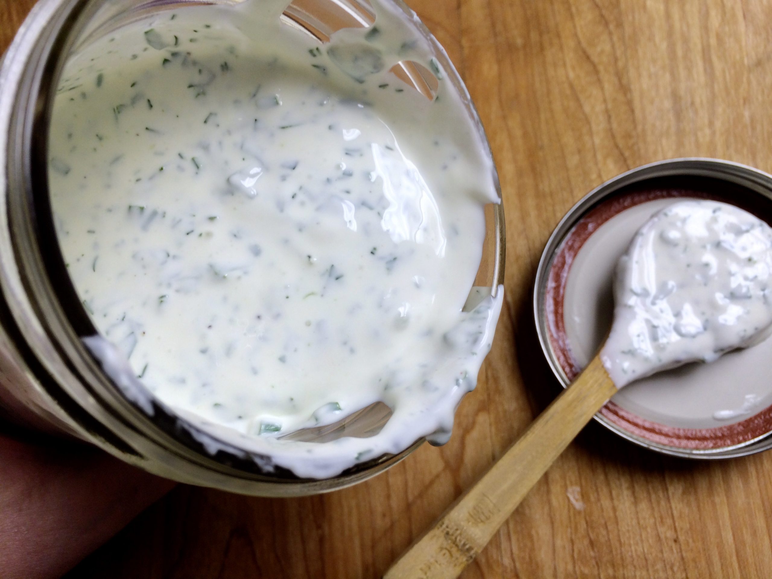 Homemade Ranch Dressing (and Dip)