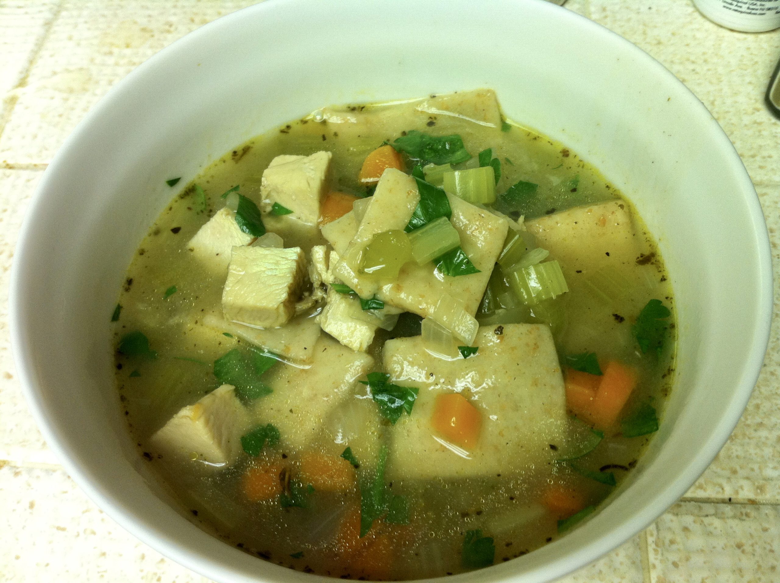 Turkey Dumpling Soup