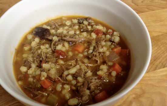Homemade Beef and Barley Soup