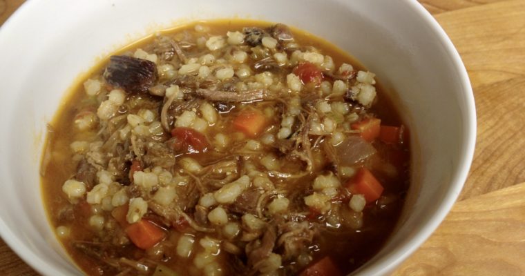 Homemade Beef and Barley Soup