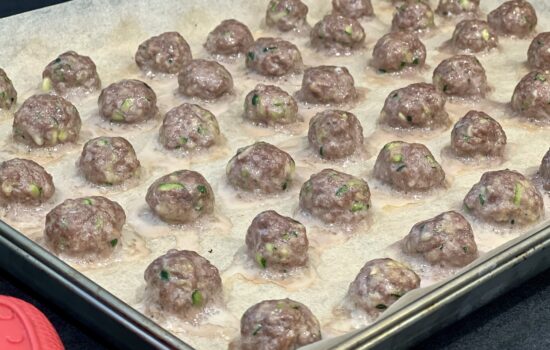 Mini Beef Meatballs for Soup