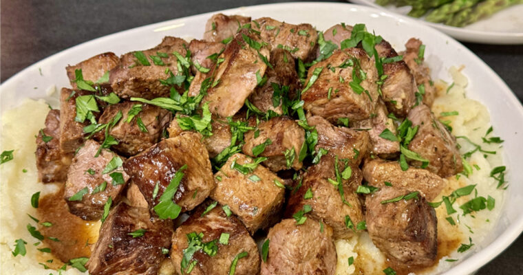 Perfectly Seared Brown-Butter Steak Bites