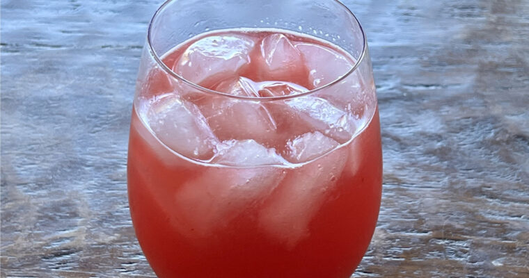 Raspberry Shrub Drinking Vinegar with Honey