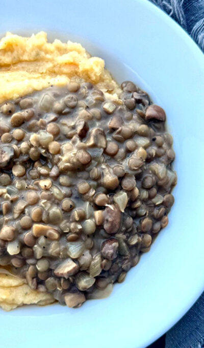 Award-Winning Lentil and Mushroom Gravy