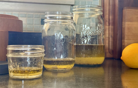 One-Minute Lemon Vinaigrette in a Jar