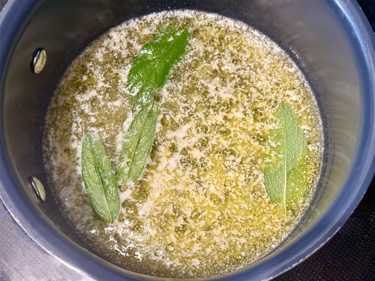Simple Nutty Brown Butter and Crispy Sage